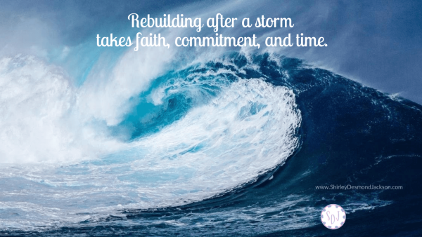 Life's storms can leave us feeling broken and disillusioned. Job's story teaches us we need faith, commitment, and time to rebuild our lives.