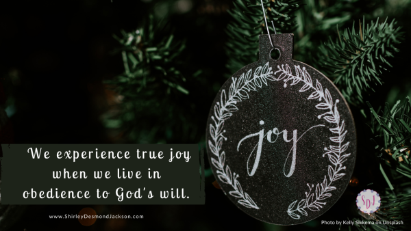 We expect Christmas to be joyful, but sometimes it isn't. But we can still experience true and lasting joy when we live in obedience to God's word.