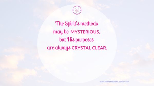 Learning to discern the guidance of the Holy Spirit takes time. But the more we try, the more confident we will become.