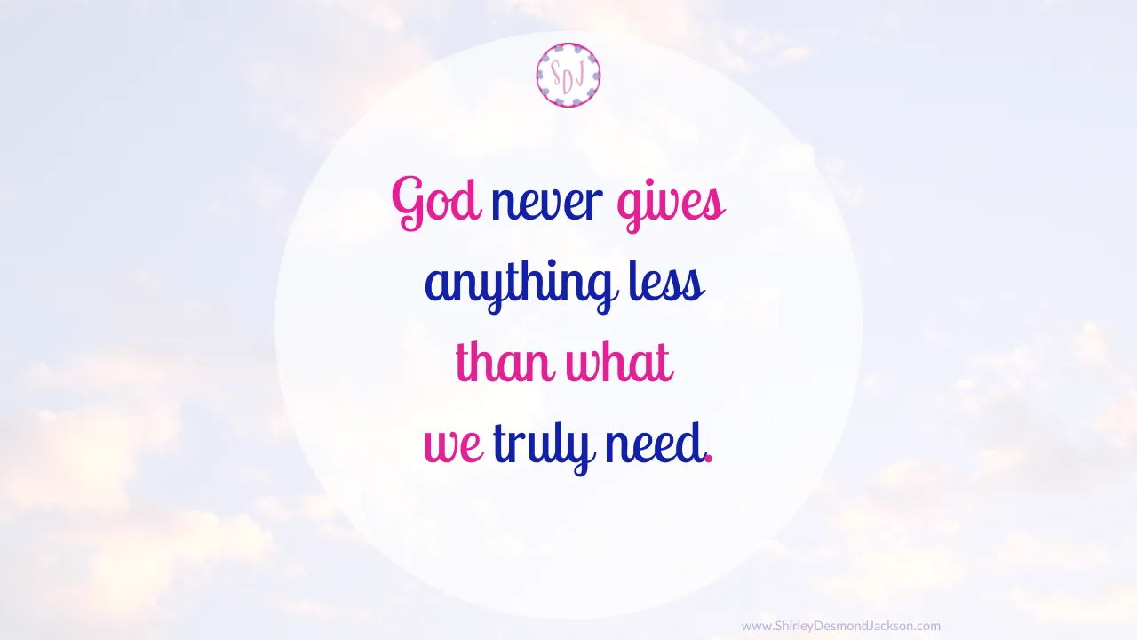 When we approach God's throne of grace, we can be confident that He will give us—not our desired solution—but what we ultimately need.